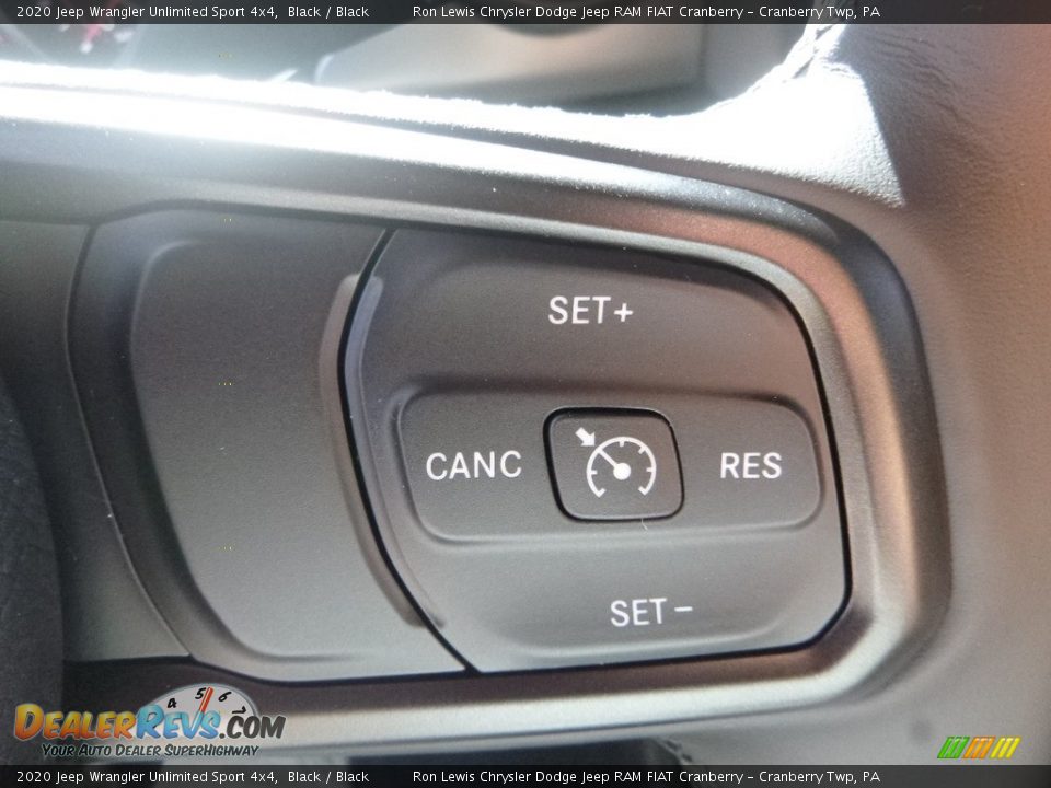 2020 Jeep Wrangler Unlimited Sport 4x4 Black / Black Photo #18