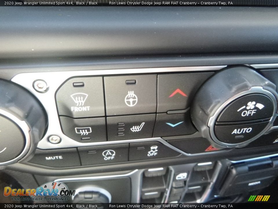 2020 Jeep Wrangler Unlimited Sport 4x4 Black / Black Photo #20