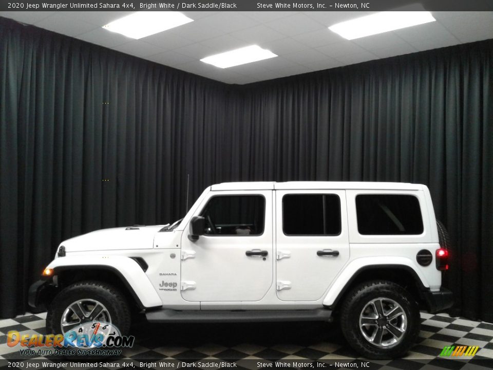 Bright White 2020 Jeep Wrangler Unlimited Sahara 4x4 Photo #1