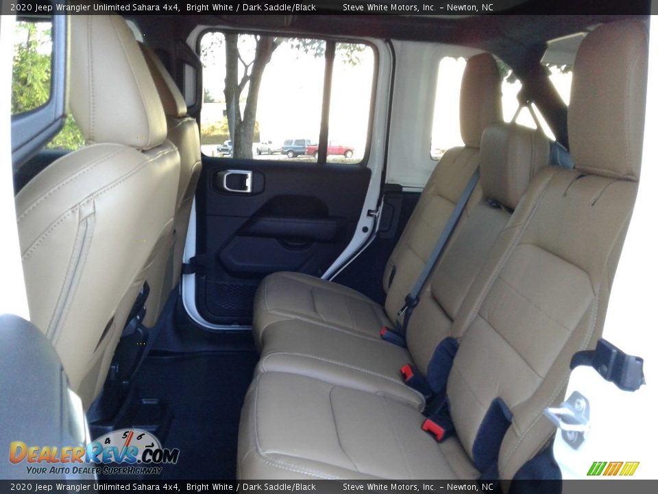 Rear Seat of 2020 Jeep Wrangler Unlimited Sahara 4x4 Photo #11