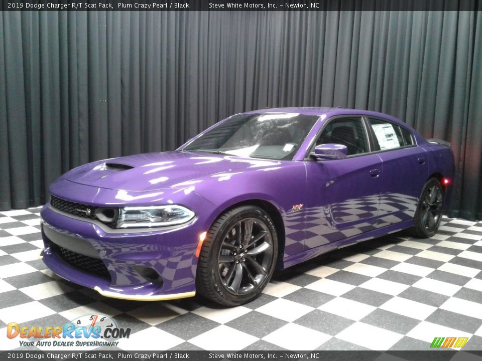 2019 Dodge Charger R/T Scat Pack Plum Crazy Pearl / Black Photo #2