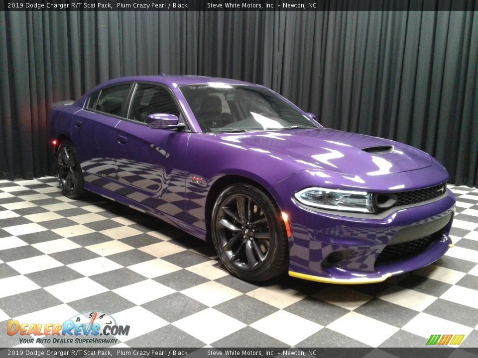 2019 Dodge Charger R/T Scat Pack Plum Crazy Pearl / Black Photo #4