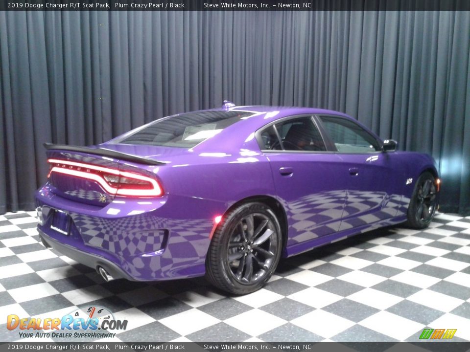 2019 Dodge Charger R/T Scat Pack Plum Crazy Pearl / Black Photo #6