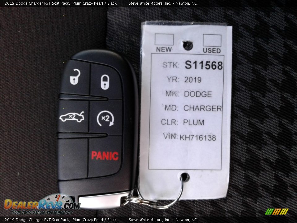 2019 Dodge Charger R/T Scat Pack Plum Crazy Pearl / Black Photo #33