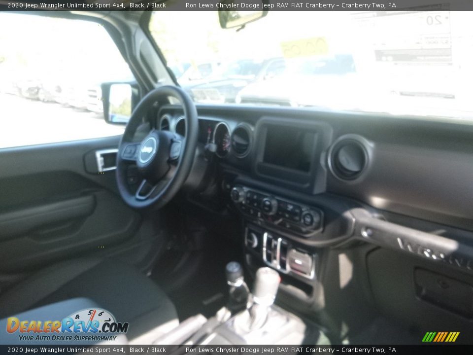 2020 Jeep Wrangler Unlimited Sport 4x4 Black / Black Photo #11