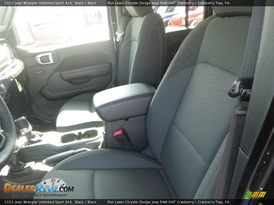 2020 Jeep Wrangler Unlimited Sport 4x4 Black / Black Photo #12