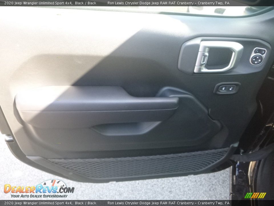 2020 Jeep Wrangler Unlimited Sport 4x4 Black / Black Photo #13