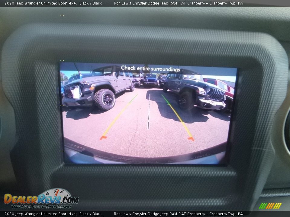 2020 Jeep Wrangler Unlimited Sport 4x4 Black / Black Photo #16