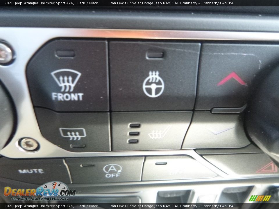 2020 Jeep Wrangler Unlimited Sport 4x4 Black / Black Photo #17