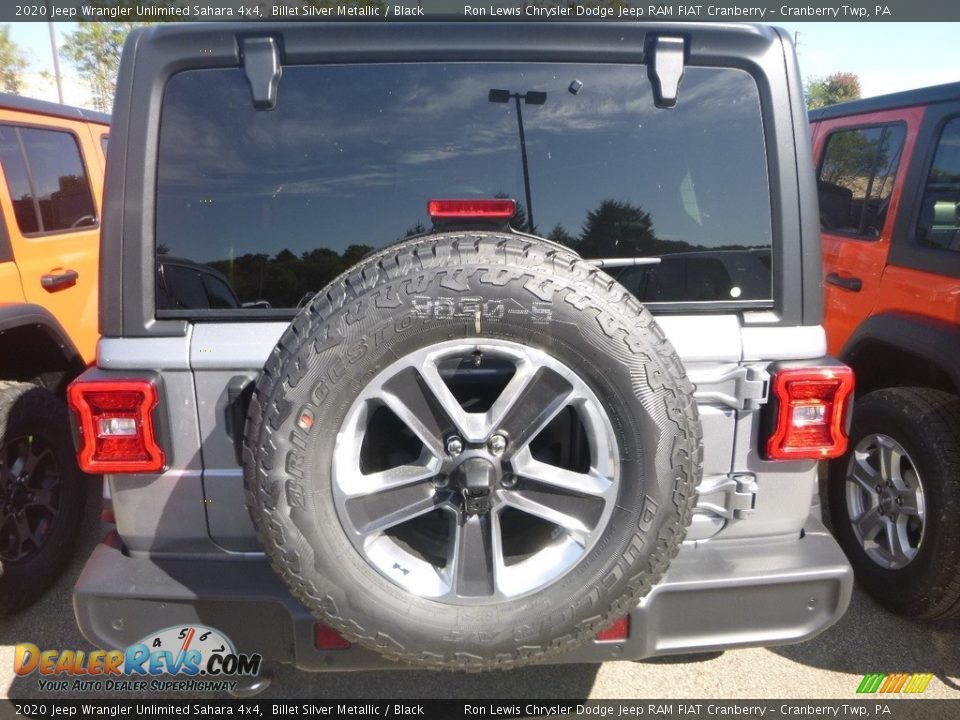 2020 Jeep Wrangler Unlimited Sahara 4x4 Billet Silver Metallic / Black Photo #4