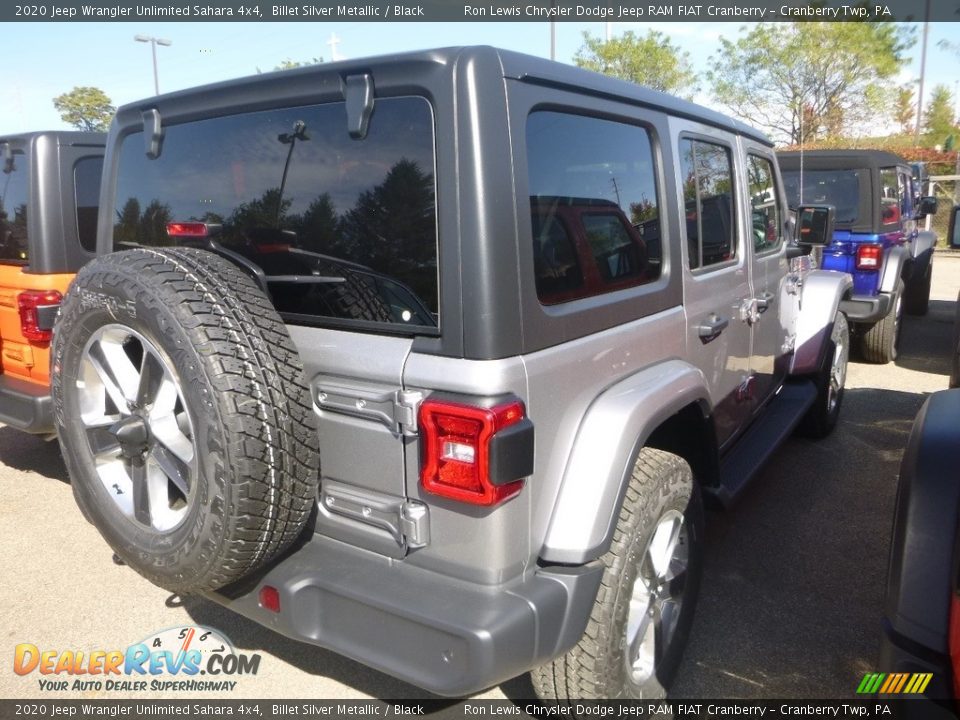 2020 Jeep Wrangler Unlimited Sahara 4x4 Billet Silver Metallic / Black Photo #5