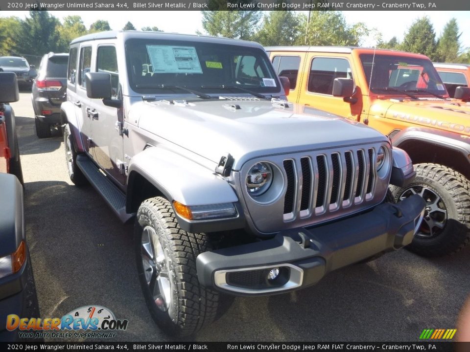 2020 Jeep Wrangler Unlimited Sahara 4x4 Billet Silver Metallic / Black Photo #6