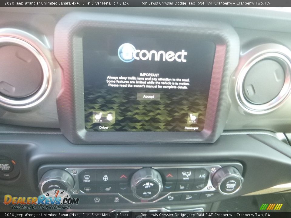 2020 Jeep Wrangler Unlimited Sahara 4x4 Billet Silver Metallic / Black Photo #15