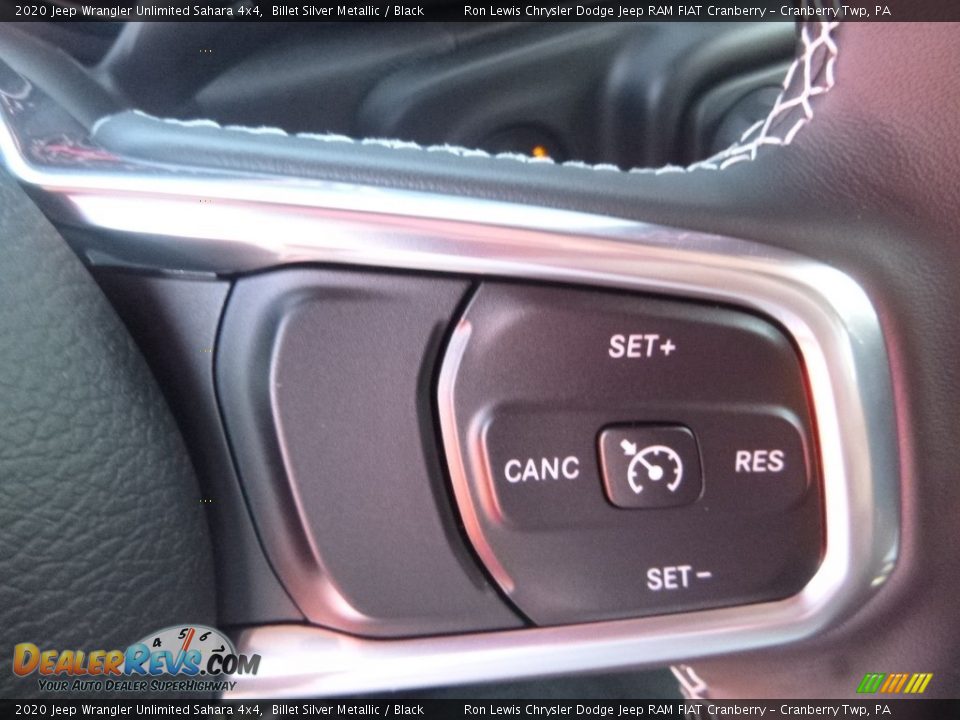 2020 Jeep Wrangler Unlimited Sahara 4x4 Billet Silver Metallic / Black Photo #17