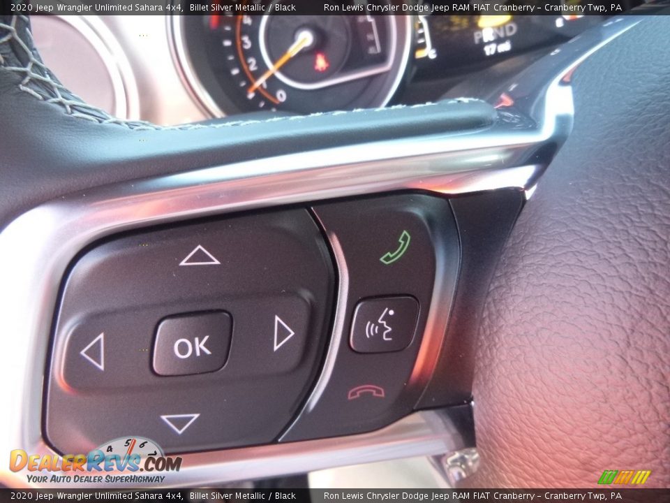 2020 Jeep Wrangler Unlimited Sahara 4x4 Billet Silver Metallic / Black Photo #18