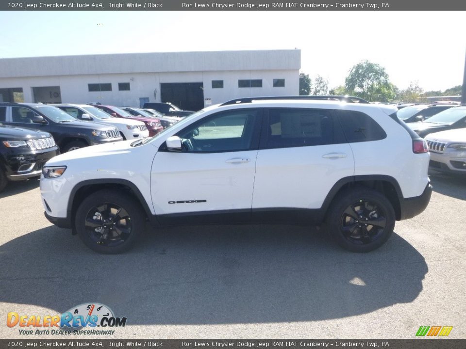 2020 Jeep Cherokee Altitude 4x4 Bright White / Black Photo #2
