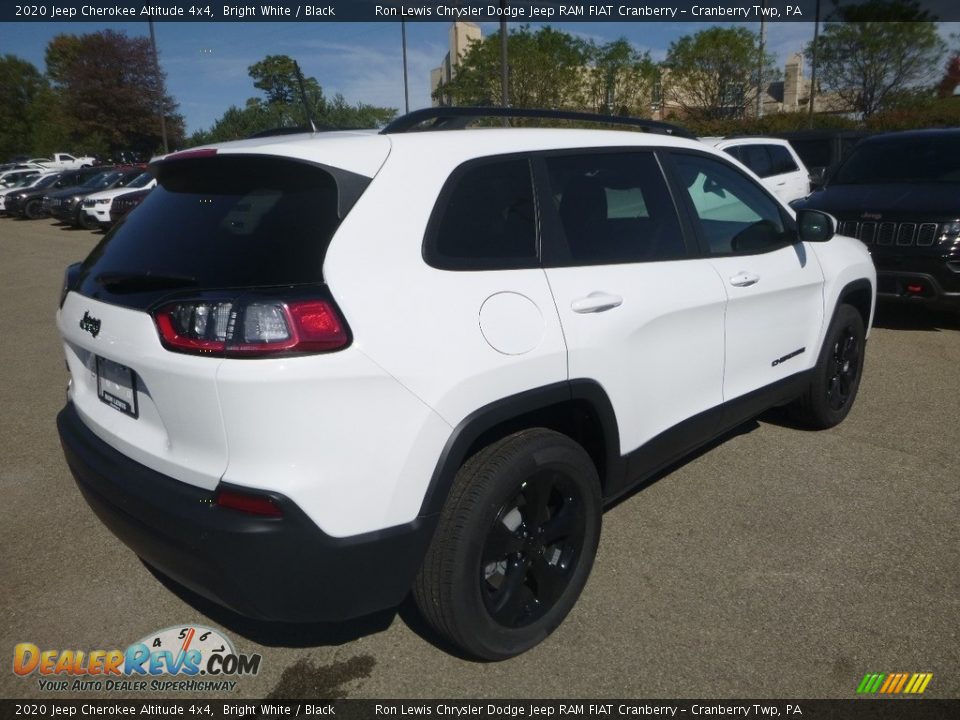 2020 Jeep Cherokee Altitude 4x4 Bright White / Black Photo #5