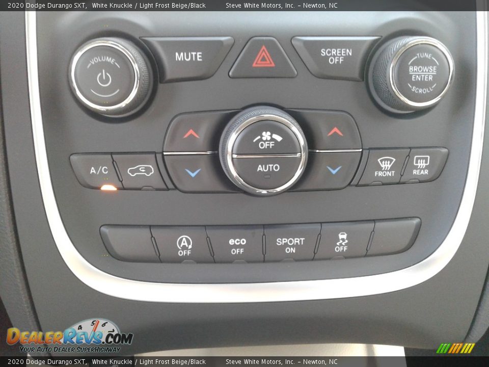 Controls of 2020 Dodge Durango SXT Photo #27