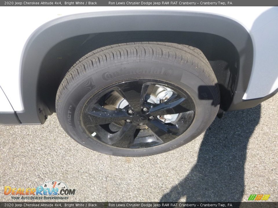 2020 Jeep Cherokee Altitude 4x4 Bright White / Black Photo #9