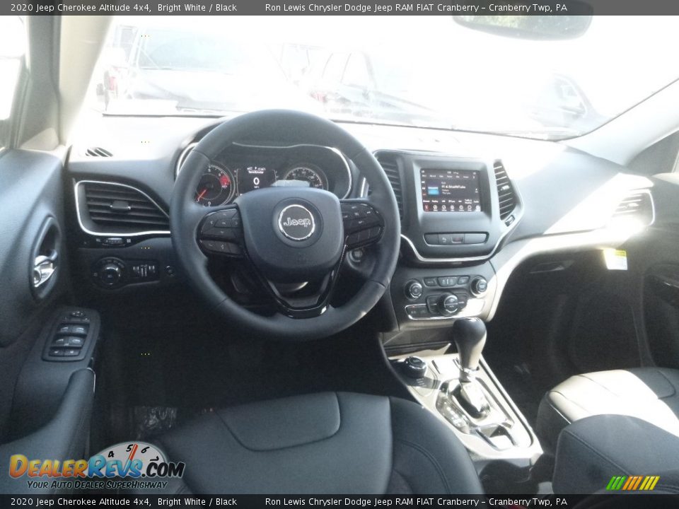 2020 Jeep Cherokee Altitude 4x4 Bright White / Black Photo #13
