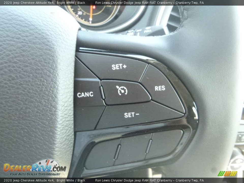 2020 Jeep Cherokee Altitude 4x4 Bright White / Black Photo #19