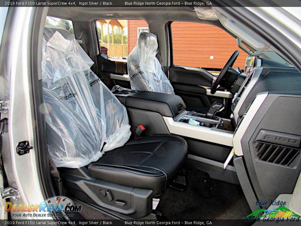 2019 Ford F150 Lariat SuperCrew 4x4 Ingot Silver / Black Photo #11