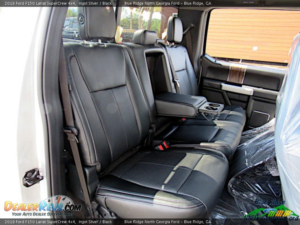 2019 Ford F150 Lariat SuperCrew 4x4 Ingot Silver / Black Photo #12