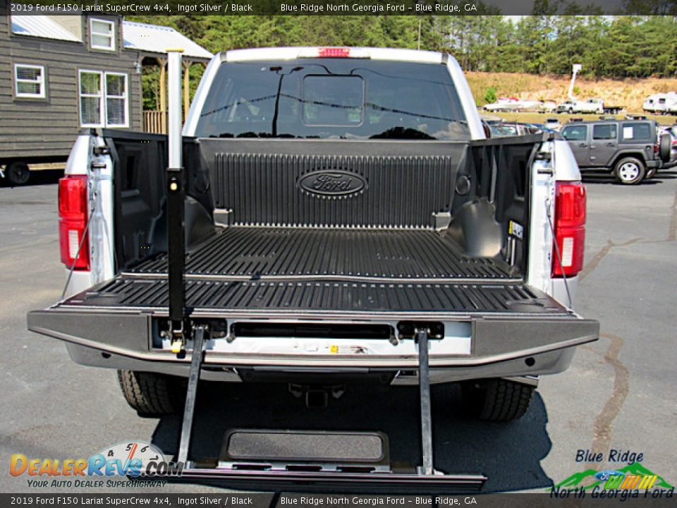 2019 Ford F150 Lariat SuperCrew 4x4 Ingot Silver / Black Photo #13