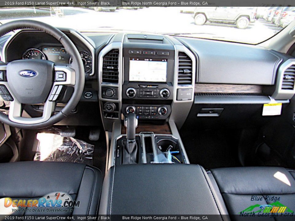 2019 Ford F150 Lariat SuperCrew 4x4 Ingot Silver / Black Photo #15