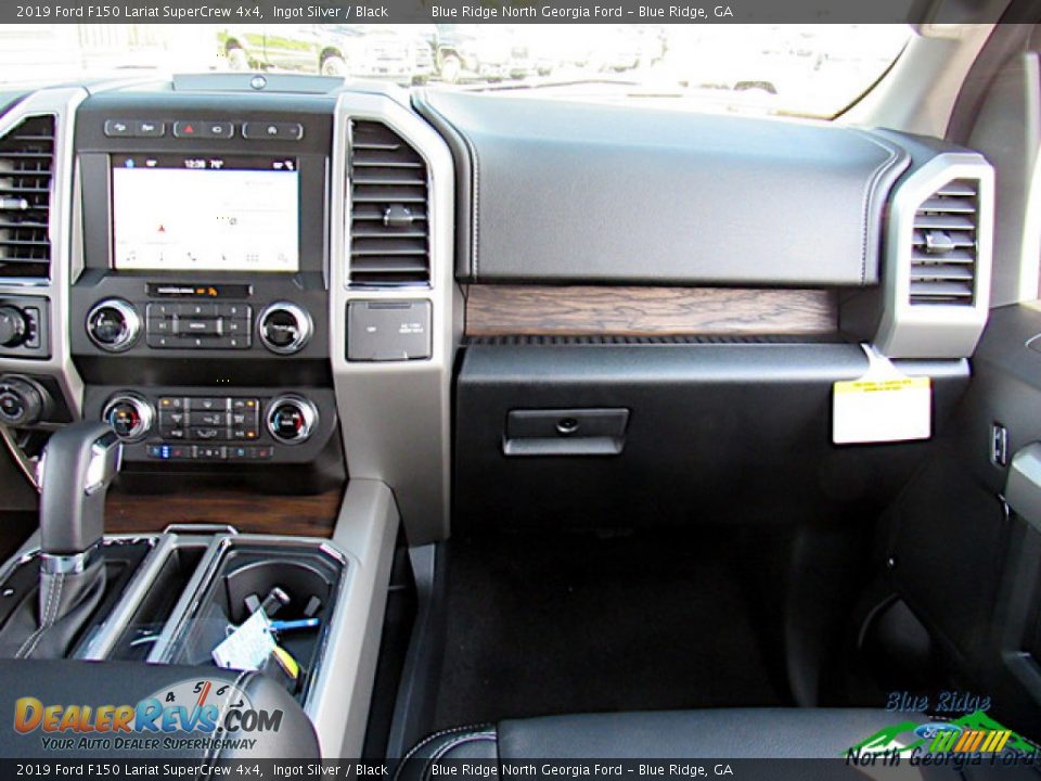 2019 Ford F150 Lariat SuperCrew 4x4 Ingot Silver / Black Photo #16