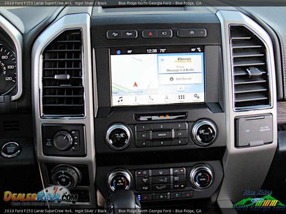 2019 Ford F150 Lariat SuperCrew 4x4 Ingot Silver / Black Photo #18