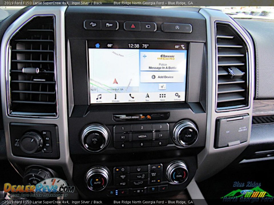 2019 Ford F150 Lariat SuperCrew 4x4 Ingot Silver / Black Photo #20