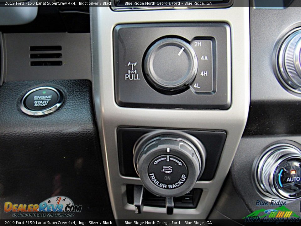 2019 Ford F150 Lariat SuperCrew 4x4 Ingot Silver / Black Photo #25