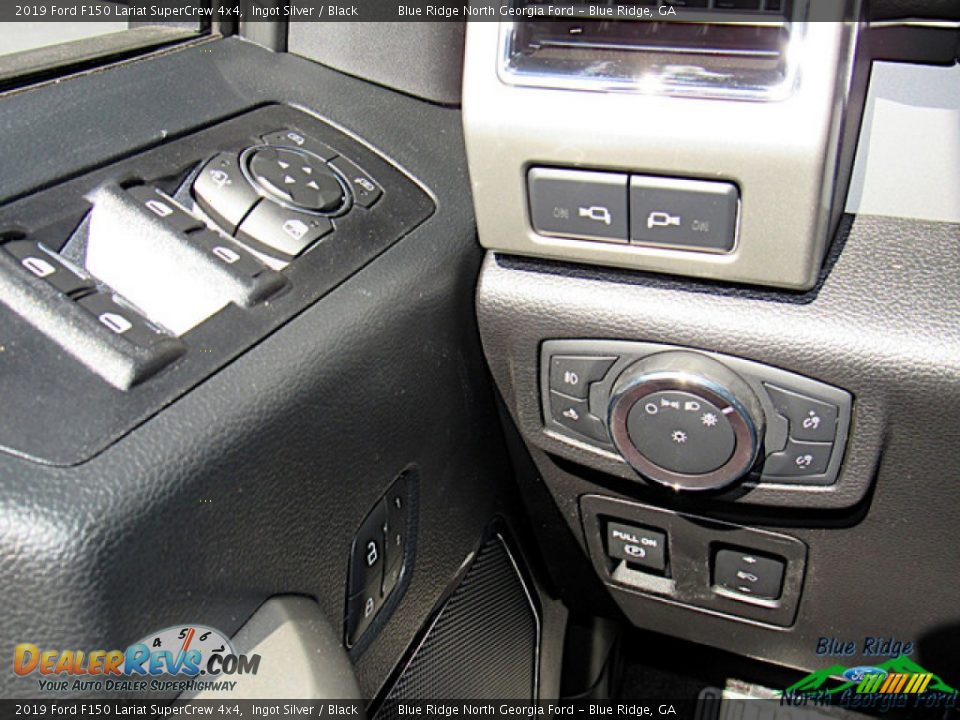 2019 Ford F150 Lariat SuperCrew 4x4 Ingot Silver / Black Photo #26