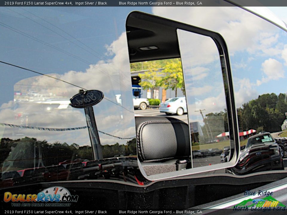 2019 Ford F150 Lariat SuperCrew 4x4 Ingot Silver / Black Photo #28