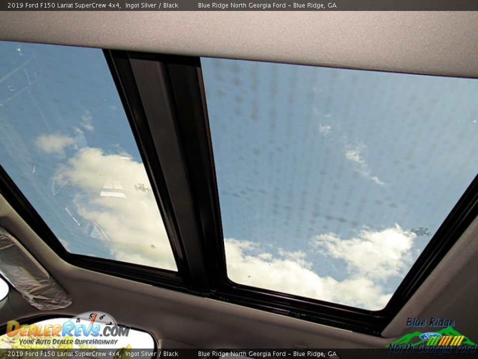 2019 Ford F150 Lariat SuperCrew 4x4 Ingot Silver / Black Photo #29