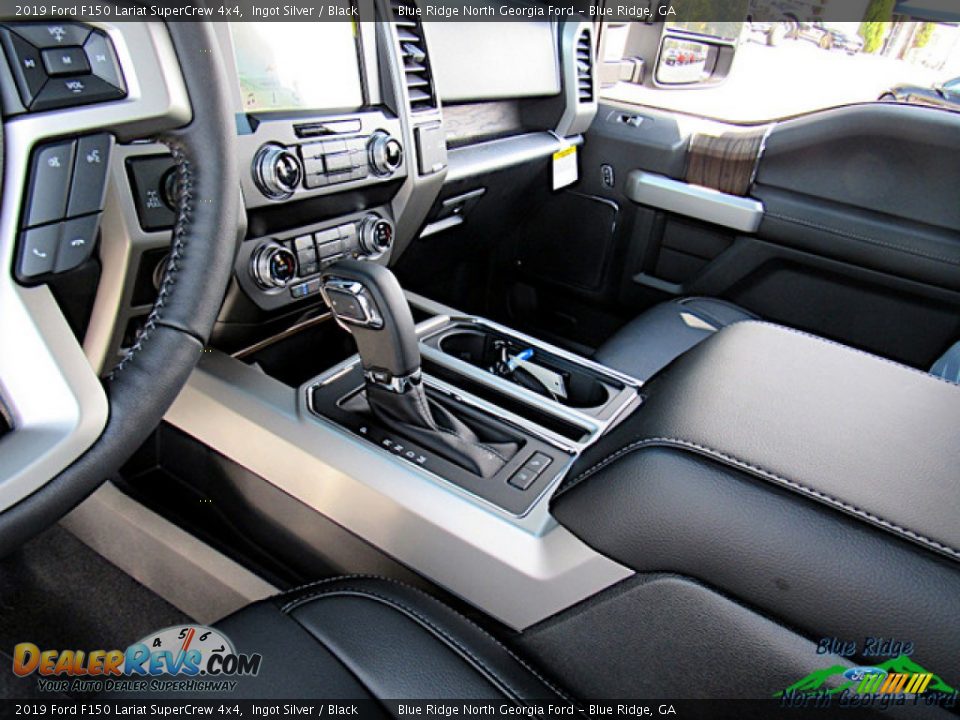 2019 Ford F150 Lariat SuperCrew 4x4 Ingot Silver / Black Photo #30