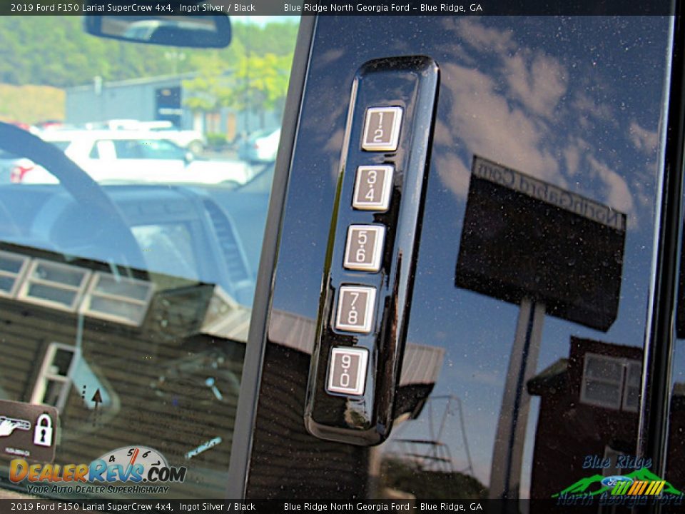 2019 Ford F150 Lariat SuperCrew 4x4 Ingot Silver / Black Photo #31