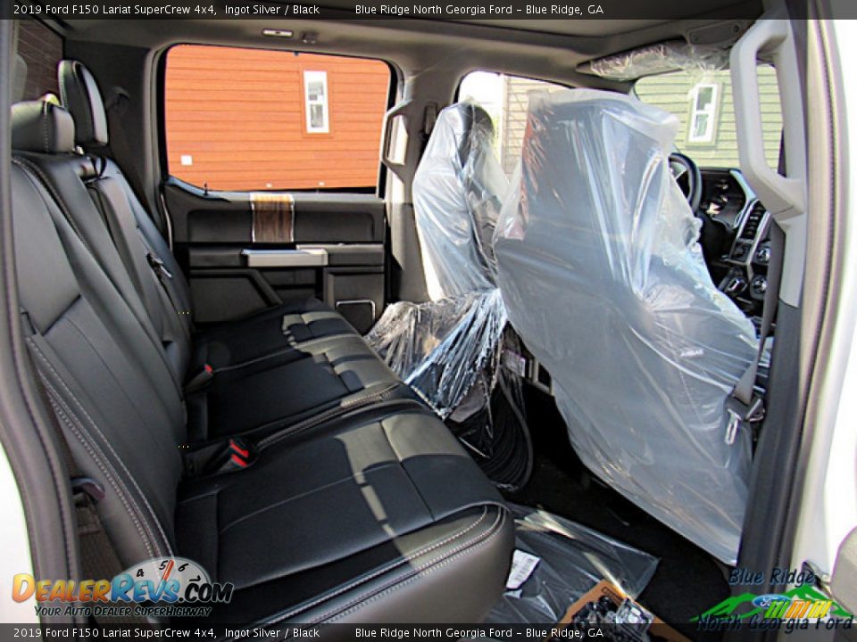 2019 Ford F150 Lariat SuperCrew 4x4 Ingot Silver / Black Photo #36