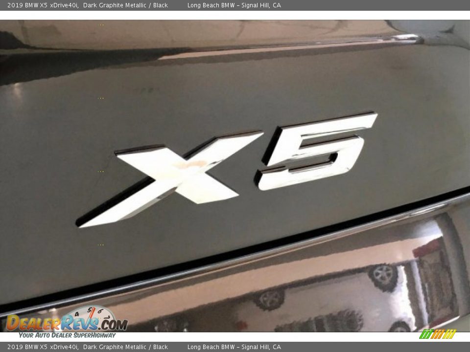 2019 BMW X5 xDrive40i Dark Graphite Metallic / Black Photo #7