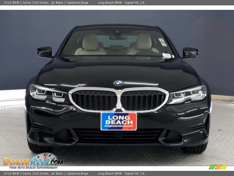2019 BMW 3 Series 330i Sedan Jet Black / Canberra Beige Photo #2