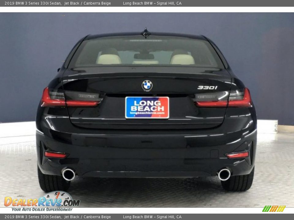 2019 BMW 3 Series 330i Sedan Jet Black / Canberra Beige Photo #3