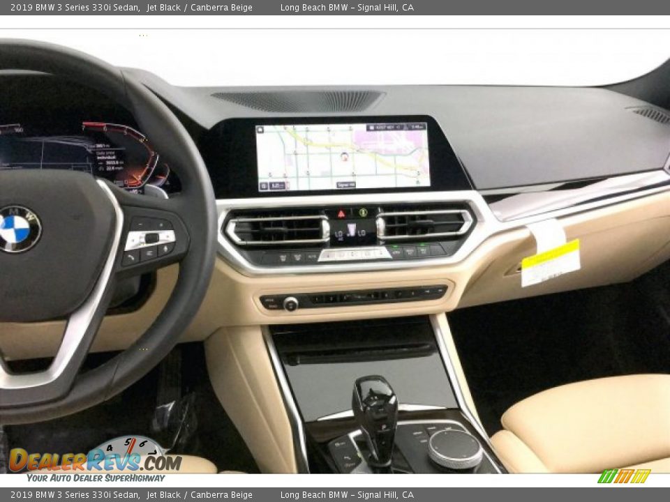 2019 BMW 3 Series 330i Sedan Jet Black / Canberra Beige Photo #5