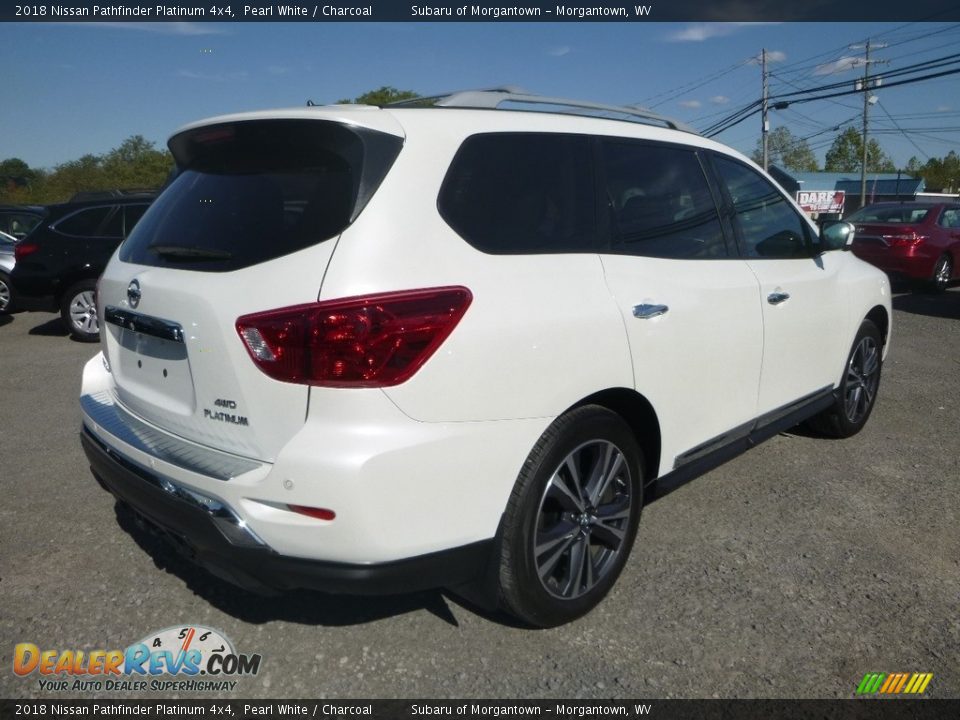 2018 Nissan Pathfinder Platinum 4x4 Pearl White / Charcoal Photo #4