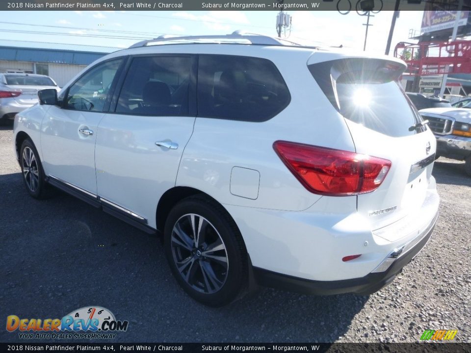 2018 Nissan Pathfinder Platinum 4x4 Pearl White / Charcoal Photo #6