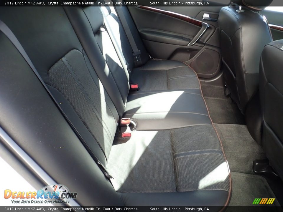 2012 Lincoln MKZ AWD Crystal Champagne Metallic Tri-Coat / Dark Charcoal Photo #14
