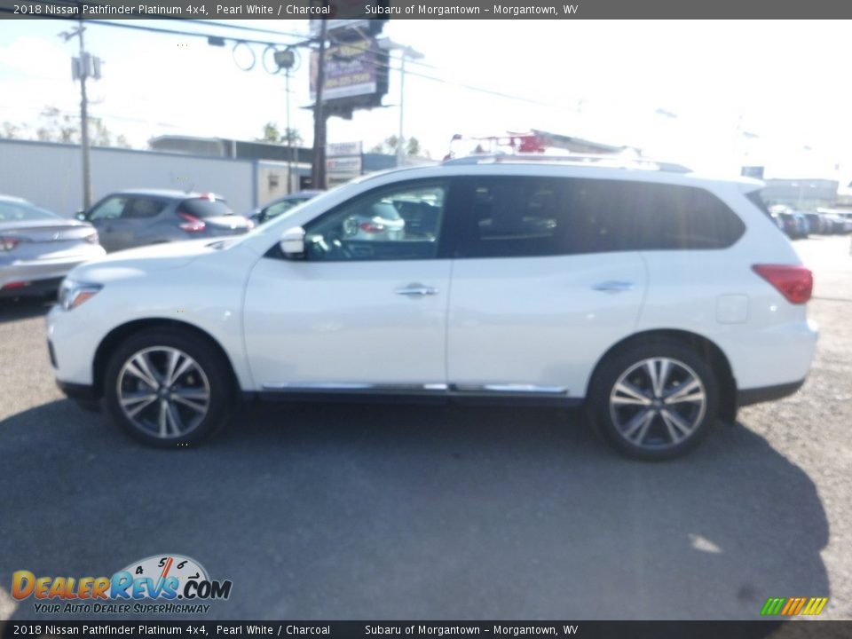 2018 Nissan Pathfinder Platinum 4x4 Pearl White / Charcoal Photo #7