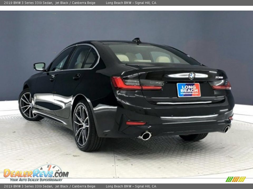 2019 BMW 3 Series 330i Sedan Jet Black / Canberra Beige Photo #10
