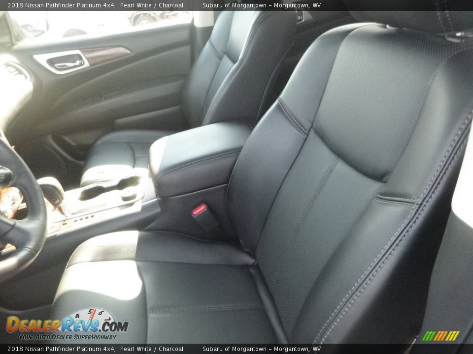2018 Nissan Pathfinder Platinum 4x4 Pearl White / Charcoal Photo #14