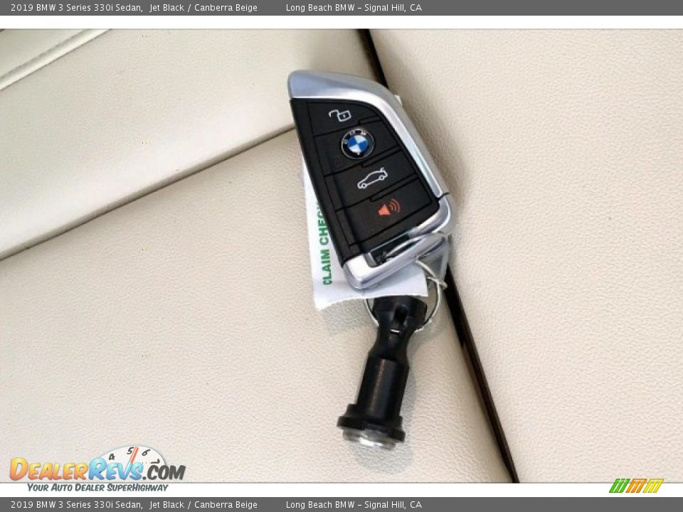 2019 BMW 3 Series 330i Sedan Jet Black / Canberra Beige Photo #11